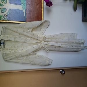 Zara Home sheer cotton Robe sz M pestined